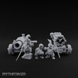 Spyglass Spotting Artillery Crew Set Miniature for Dungeons and Dragons, Pathfinder or other TTRPGs