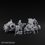 Spyglass Spotting Artillery Crew Set Miniature for Dungeons and Dragons, Pathfinder or other TTRPGs
