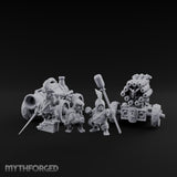 Spyglass Spotting Artillery Crew Set Miniature for Dungeons and Dragons, Pathfinder or other TTRPGs