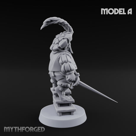 Spyglass Scouting Halfling Bombardier A Miniature for Dungeons and Dragons, Pathfinder or other TTRPGs