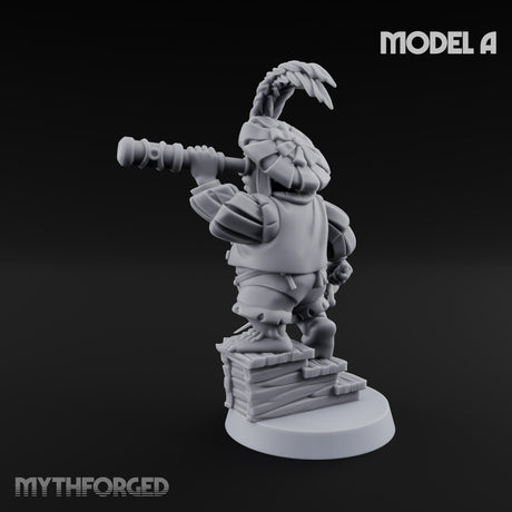 Spyglass Scouting Halfling Bombardier A Miniature for Dungeons and Dragons, Pathfinder or other TTRPGs