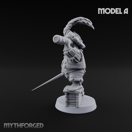 Spyglass Scouting Halfling Bombardier A Miniature for Dungeons and Dragons, Pathfinder or other TTRPGs