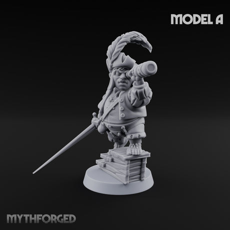 Spyglass Scouting Halfling Bombardier A Miniature for Dungeons and Dragons, Pathfinder or other TTRPGs