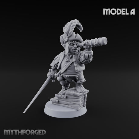 Spyglass Scouting Halfling Bombardier A Miniature for Dungeons and Dragons, Pathfinder or other TTRPGs