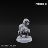 Spyglass Scouting Halfling Bombardiers Miniature for Dungeons and Dragons, Pathfinder or other TTRPGs
