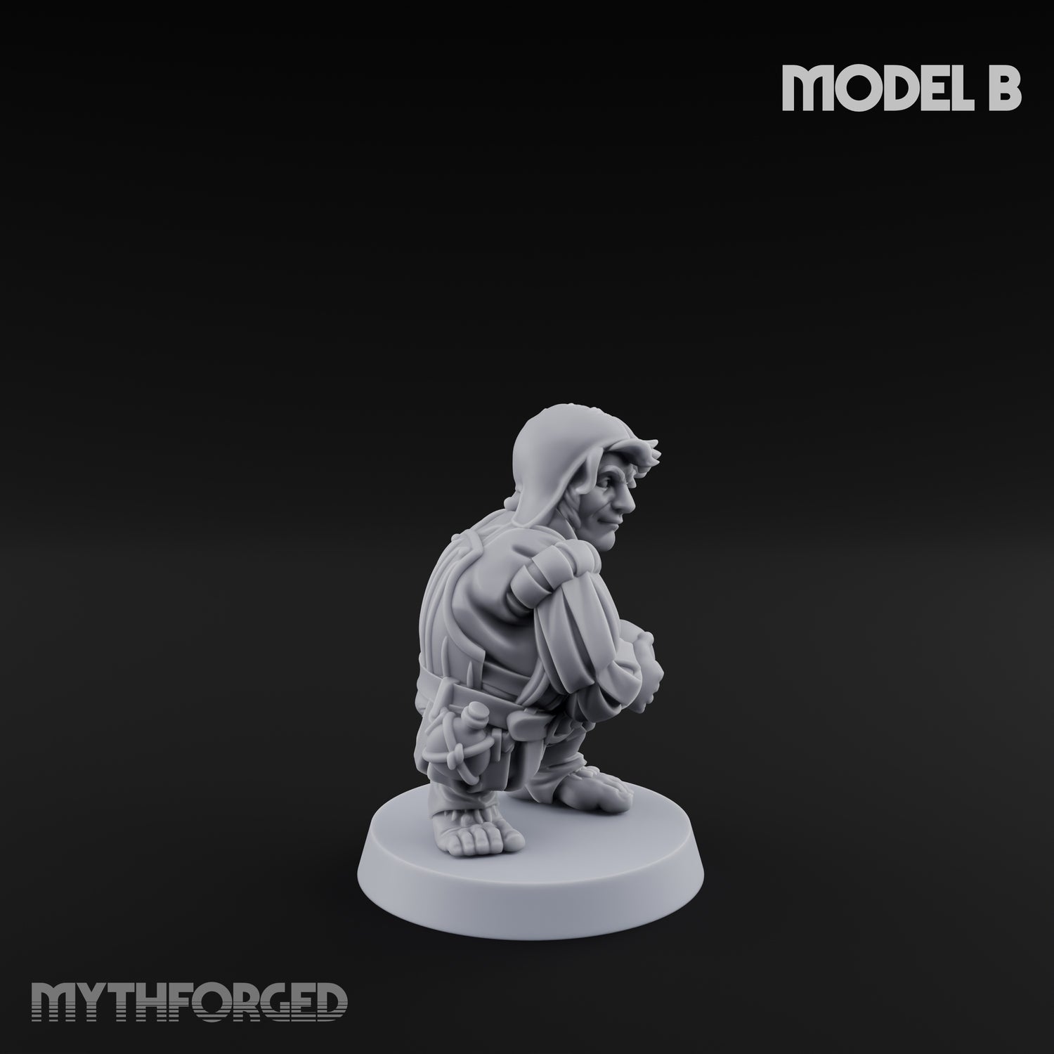 Spyglass Scouting Halfling Bombardiers Miniature for Dungeons and Dragons, Pathfinder or other TTRPGs