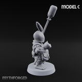 Spyglass Scouting Halfling Bombardier C Miniature for Dungeons and Dragons, Pathfinder or other TTRPGs
