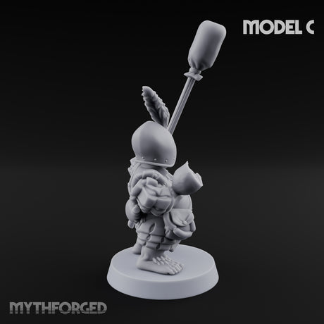 Spyglass Scouting Halfling Bombardier C Miniature for Dungeons and Dragons, Pathfinder or other TTRPGs