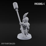 Spyglass Scouting Halfling Bombardier C Miniature for Dungeons and Dragons, Pathfinder or other TTRPGs