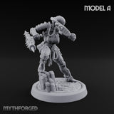 Gun Running Goblin Trooper A Miniature for Dungeons and Dragons, Pathfinder or other TTRPGs