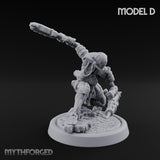 Gun Running Goblin Trooper D Miniature for Dungeons and Dragons, Pathfinder or other TTRPGs