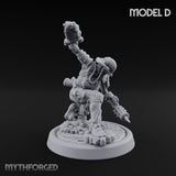 Gun Running Goblin Trooper D Miniature for Dungeons and Dragons, Pathfinder or other TTRPGs