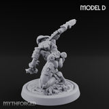 Gun Running Goblin Trooper D Miniature for Dungeons and Dragons, Pathfinder or other TTRPGs