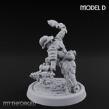Gun Running Goblin Trooper D Miniature for Dungeons and Dragons, Pathfinder or other TTRPGs