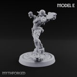 Gun Running Goblin Trooper E Miniature for Dungeons and Dragons, Pathfinder or other TTRPGs