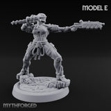 Gun Running Goblin Trooper E Miniature for Dungeons and Dragons, Pathfinder or other TTRPGs