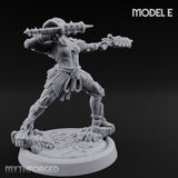 Gun Running Goblin Trooper E Miniature for Dungeons and Dragons, Pathfinder or other TTRPGs