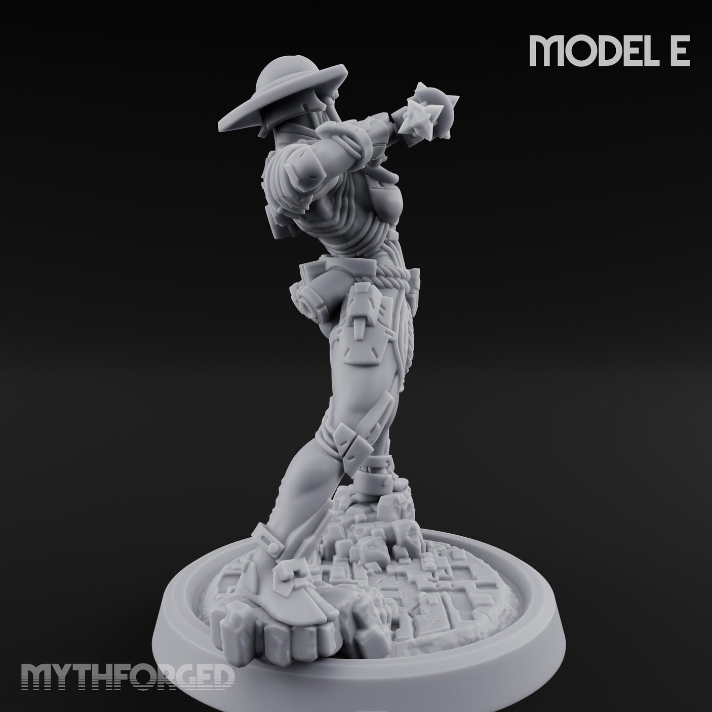 Gun Running Goblin Trooper E Miniature for Dungeons and Dragons, Pathfinder or other TTRPGs