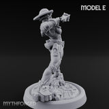 Gun Running Goblin Trooper E Miniature for Dungeons and Dragons, Pathfinder or other TTRPGs