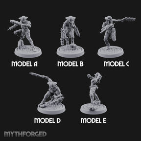Gun Running Goblin Troopers Miniature for Dungeons and Dragons, Pathfinder or other TTRPGs
