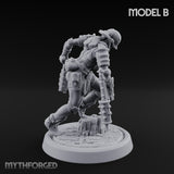 Gun Running Goblin Troopers Miniature for Dungeons and Dragons, Pathfinder or other TTRPGs