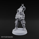 Hood Flared, Safety Off Yuan-ti Pureblood Cobra Soldier with Sci-Fi Rifle — 2