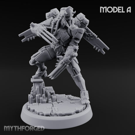 Gun Toting Leaping Warforged Trooper A gallery 1