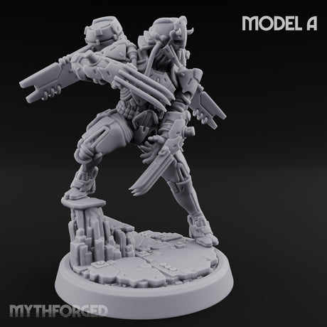 Gun Toting Leaping Warforged Trooper A gallery 2