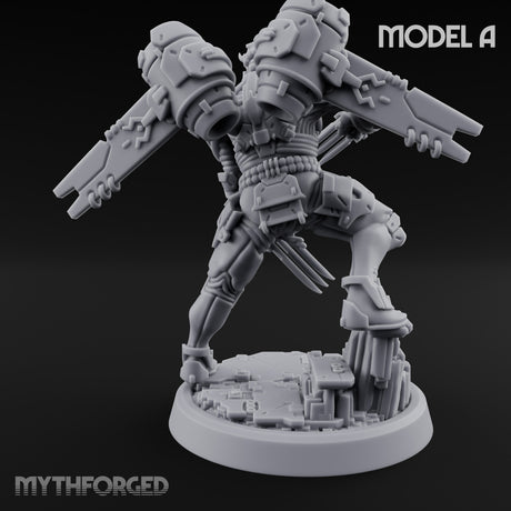 Gun Toting Leaping Warforged Trooper A gallery 5