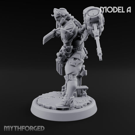 Gun Toting Leaping Warforged Trooper A gallery 7