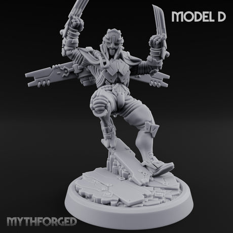 Gun Toting Leaping Warforged Trooper D gallery 1