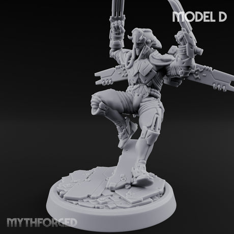 Gun Toting Leaping Warforged Trooper D gallery 8