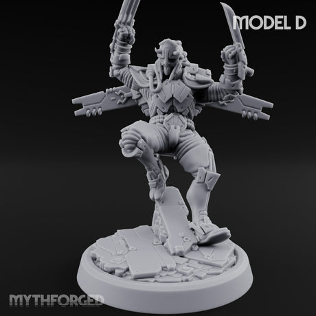 Gun Toting Leaping Warforged Trooper D gallery 9