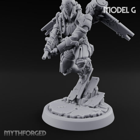 Gun Toting Leaping Warforged Trooper G gallery 8