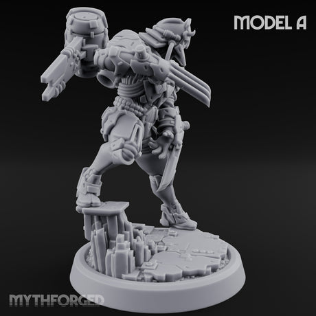 Gun Toting Leaping Warforged Troopers — A gallery 2