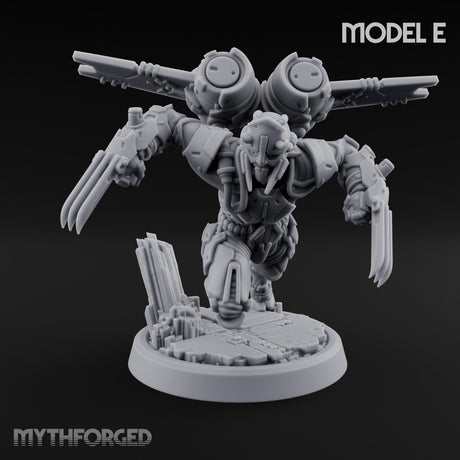 Gun Toting Leaping Warforged Troopers — E gallery 1