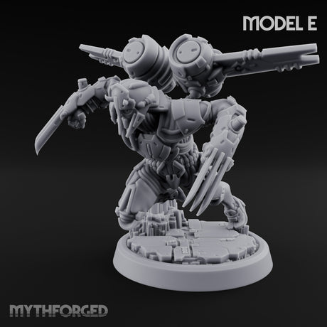Gun Toting Leaping Warforged Troopers — E