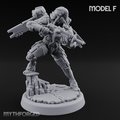 Gun Toting Leaping Warforged Troopers — F gallery 1