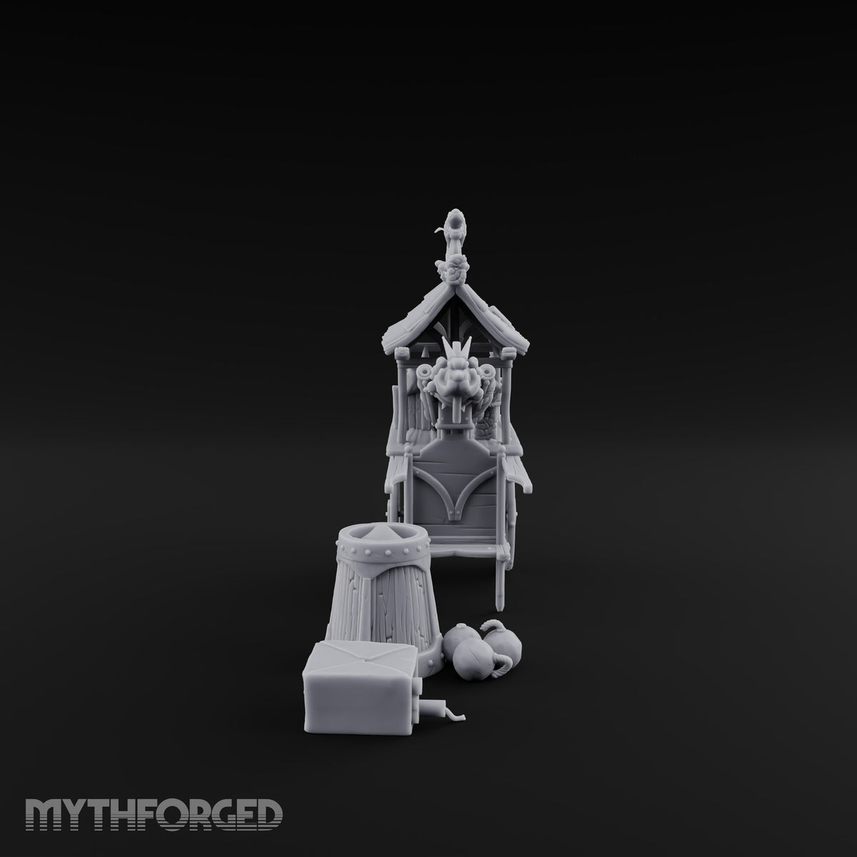 Boom Service Wooden Gunpowder Shop Terrain C