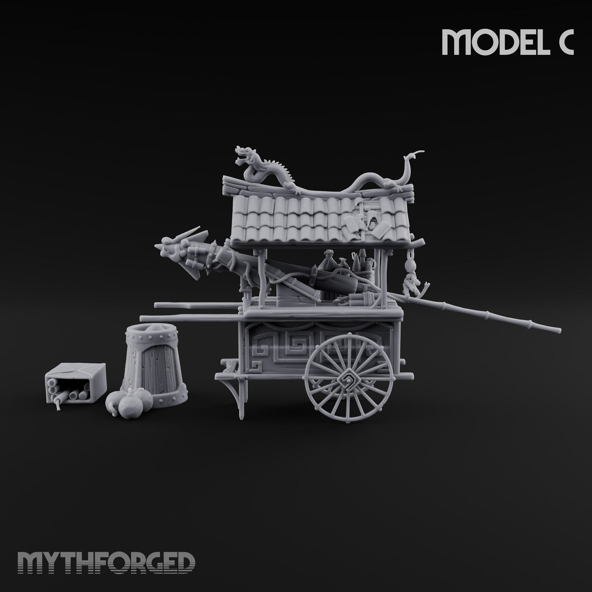 Boom Service Wooden Gunpowder Shop Terrain C