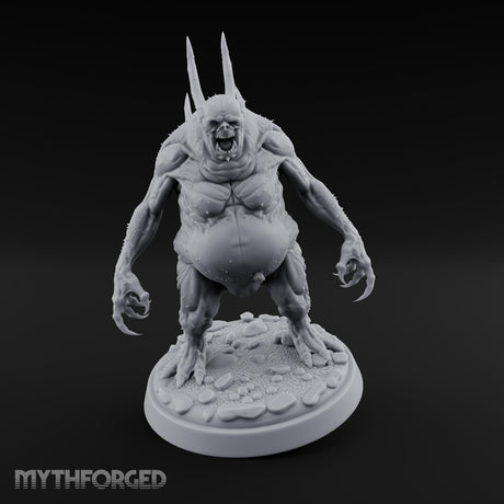 Gut Swollen Charging Sea Spawn Miniature for Dungeons and Dragons, Pathfinder or other TTRPGs