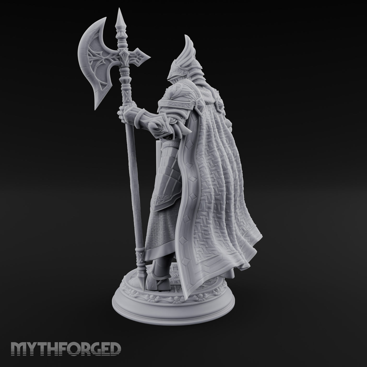Halberd Hoisting Shield Bearing Human Knight gallery 12
