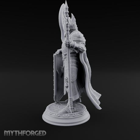 Halberd Hoisting Shield Bearing Human Knight gallery 14