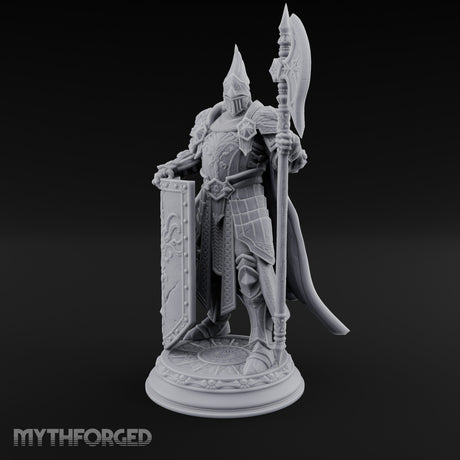Halberd Hoisting Shield Bearing Human Knight gallery 15