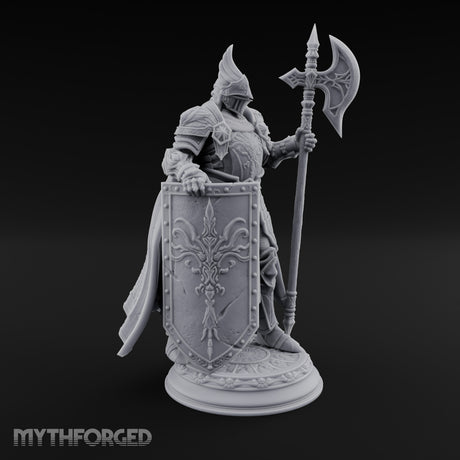 Halberd Hoisting Shield Bearing Human Knight gallery 4