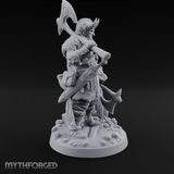 Shoulder To The Grindstone Northern Warlord Miniature for Dungeons and Dragons, Pathfinder or other TTRPGs