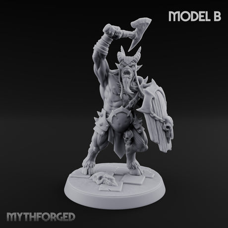 Mustered for the Raid Beastman Marauders — B · With