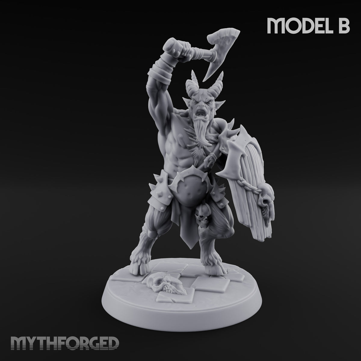 Mustered for the Raid Beastman Marauder B — Without