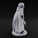 Wandering About Halfling Explorer A Miniature for Dungeons and Dragons, Pathfinder or other TTRPGs
