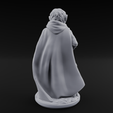 Wandering About Halfling Explorer A Miniature for Dungeons and Dragons, Pathfinder or other TTRPGs